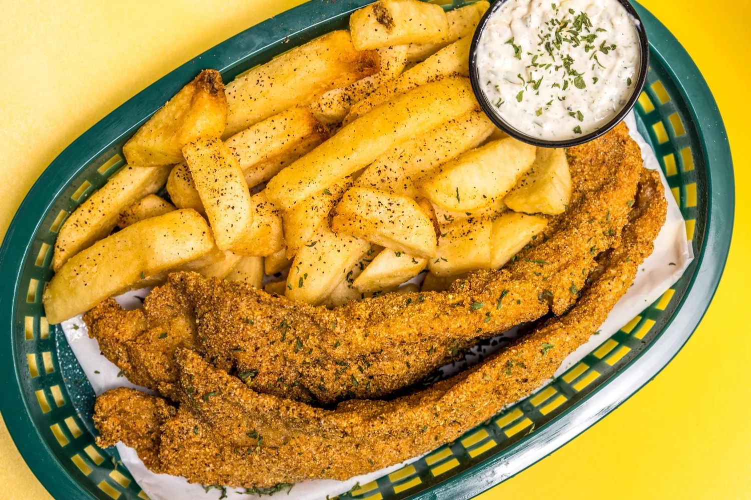 Southern Grace Eats fish and fries entree